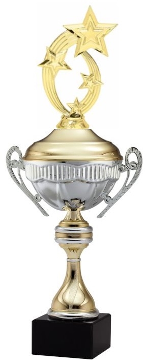 ALEXIS Premium Metal Cup<BR> Shooting Star Trophy<BR> 16 Inches