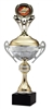 ALEXIS Premium Metal Cup<BR> Flame Cornhole Trophy<BR> 16 Inches