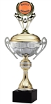 ALEXIS Premium Metal Cup<BR> March Madness Basketball Trophy<BR> 18 Inches