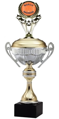 ALEXIS Premium Metal Cup<BR> March Madness Basketball Trophy<BR> 18 Inches