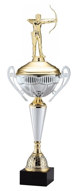 Polaris Metal Trophy Cup<BR> Male Archery<BR> 21 Inches