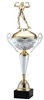 Polaris Metal Trophy Cup<BR> Female Bodybuilder<BR> 21 Inches