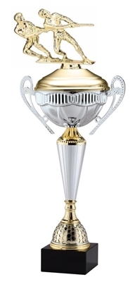 Polaris Metal Trophy Cup<BR> Double Tug O War<BR> 21 Inches