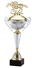 Polaris Metal Trophy Cup<BR> Horse Racing<BR> 21 Inches