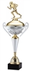 Polaris Metal Trophy Cup<BR> Running Back Football<BR> 21 Inches