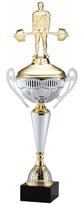 Polaris Metal Trophy Cup<BR> Deadlift<BR> 21 Inches