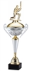 Polaris Metal Trophy Cup<BR> Cricket Batsman<BR> 21 Inches