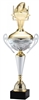 Polaris Metal Trophy Cup<BR> Banner Football<BR> 21 Inches
