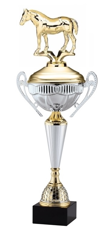 Polaris Metal Trophy Cup <BR> Quarter HorseT<BR> 21 Inches