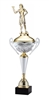 Polaris Metal Trophy Cup<BR> Female Dart Thrower <BR> 21 Inches