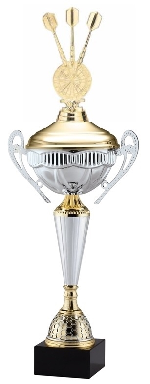 Polaris Metal Trophy Cup<BR> Triple Dart<BR> 21 Inches