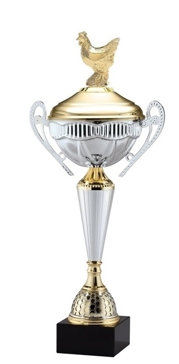 Polaris Metal Cup<BR> Chicken Trophy<BR> 21 Inches