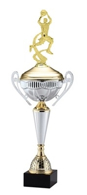 Polaris Metal Trophy Cup<BR> Male Motion Basketball<BR> 21 Inches