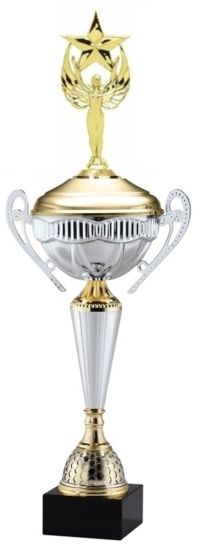 Polaris Metal Trophy Cup<BR> Female Star Victory<BR> 21 Inches