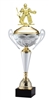 Polaris Metal Trophy Cup<BR> Banner Ice Hockey<BR> 21 Inches