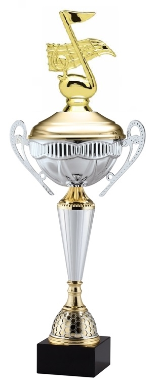Polaris Metal Trophy Cup<BR> Music Note<BR> 21 Inches