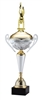 Polaris Metal Trophy Cup<BR> Female Gymnast <BR> 21 Inches