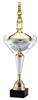 Polaris Metal Trophy Cup<BR> Male Gymnast <BR> 21 Inches