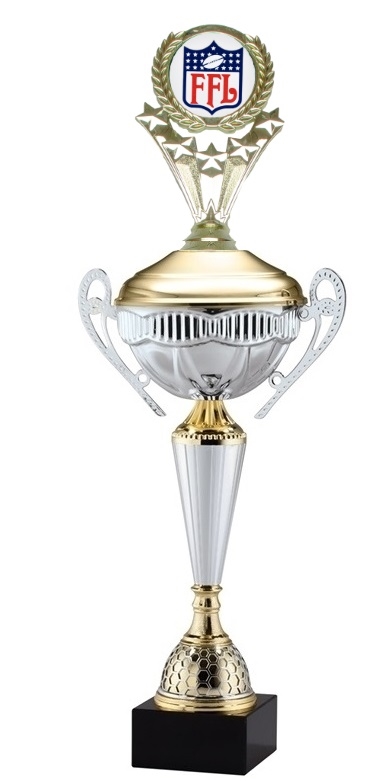 Polaris Metal Trophy Cup<BR> FFL Shield Logo<BR> 21 Inches