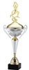 Polaris Metal Trophy Cup<BR> Female Motion Basketball <BR> 21 Inches
