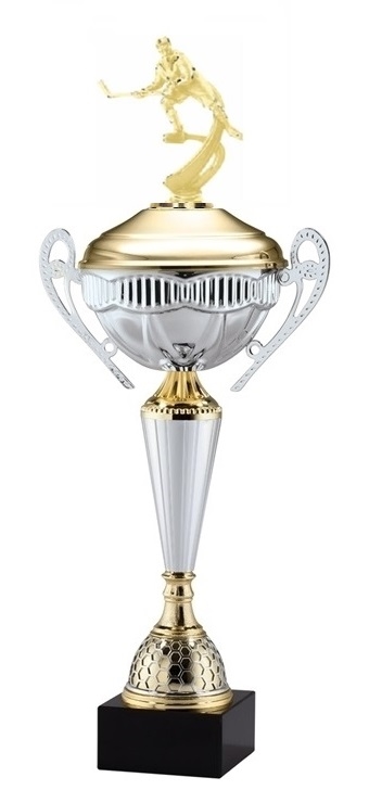 Polaris Metal Trophy Cup<BR> Motion Ice Hockey Female <BR> 21 Inches