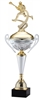 Polaris Metal Trophy Cup<BR> Male Lacrosse<BR> 21 Inches