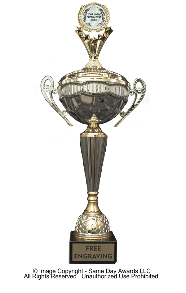 Polaris Cup <BR> Custom Logo Trophy<BR> 21 Inches