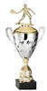 Premium Metal Gold/Silver<BR> Male Pickleball Trophy Cup<BR> 20 Inches