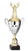 Premium Metal Gold/Silver<BR> Bench Press Trophy Cup<BR> 20 Inches