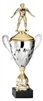 Up to 16 Year<BR>Premium Metal Gold/Silver<BR> Lineman Football Trophy Cup<BR> 20 Inches