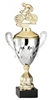 Premium Metal Gold/Silver<BR> Male Racing Bike Trophy Cup<BR> 20 Inches