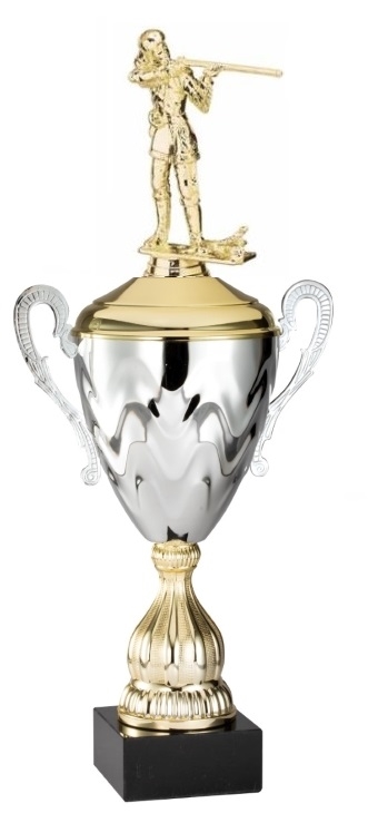 Premium Metal Gold/Silver<BR> Frontiersman Trophy Cup<BR> 20 Inches