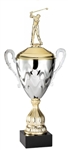 Premium Metal Gold/Silver<BR> Male Driver Trophy Cup<BR> 20 Inches