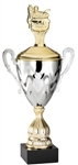 Premium Metal Gold/Silver<BR> Chili Pot Trophy Cup<BR> 20 Inches