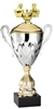 Premium Metal Gold/Silver<BR> Arm Wrestling Trophy Cup<BR> 20 Inches
