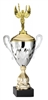 Premium Metal Gold/Silver<BR> Female Victory Trophy Cup<BR> 20 Inches
