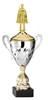 Premium Metal Gold/Silver<BR> King Trophy Cup<BR> 20 Inches