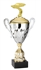Premium Metal Gold/Silver<BR> Mustang Trophy Cup<BR> 20 Inches