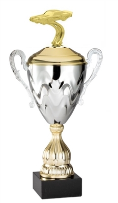 Premium Metal Gold/Silver<BR> Camaro Trophy Cup<BR> 20 Inches