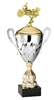 Premium Metal Gold/Silver<BR> Touring Motorcycle Trophy Cup<BR> 20 Inches