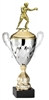 Premium Metal Gold/Silver<BR> Boxer Trophy Cup<BR> 20 Inches