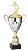 Premium Metal Gold/Silver<BR> Male Motion Ice Hockey Trophy Cup<BR> 20 Inches