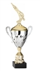 Premium Metal Gold/Silver<BR> Male Swim Trophy Cup<BR> 20 Inches