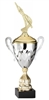 Premium Metal Gold/Silver<BR> Female Swim Trophy Cup<BR> 20 Inches