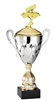 Premium Metal Gold/Silver<BR> Sprint Car Trophy Cup<BR> 20 Inches