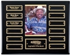 12 Plate<BR> Ebony Piano<BR> Perpetual Picture Plaque<BR> 10.5x13 Inches