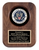 US Air Force <BR> Genuine Walnut Plaque<BR> 9x12 Inches