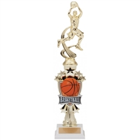 Male Motion<BR> Basketball Trophy<BR> 14 Inches