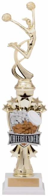 Cheer Motion Trophy<BR> 14 Inches