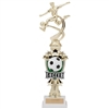 Male Motion Soccer Trophy<BR> 14 Inches